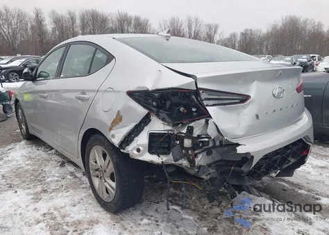 2019 Hyundai Elantra Sel z USA, uszkodzony, nr VIN 5NPD84LF3KH411318